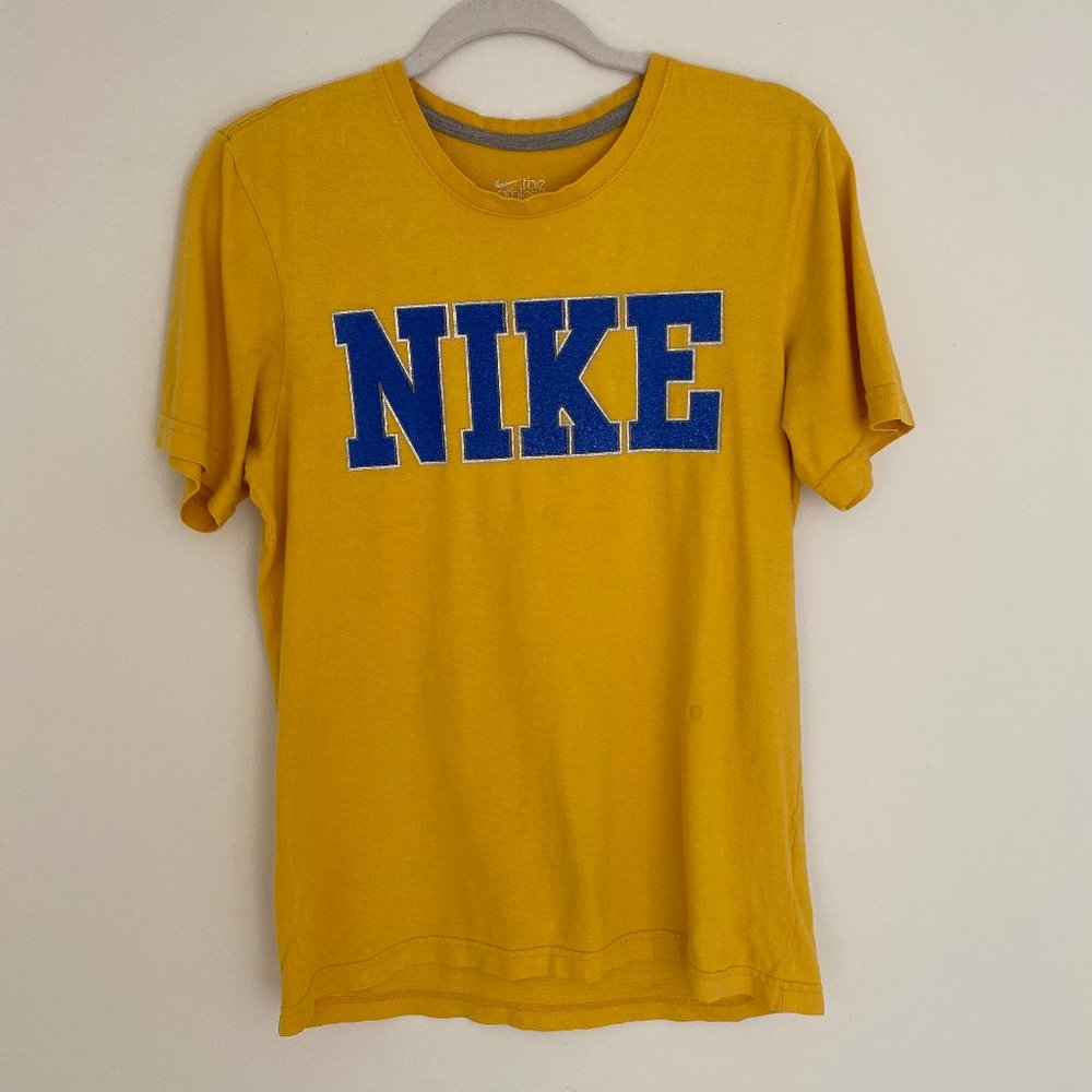 Nike t-shirt Yellow and Blue
